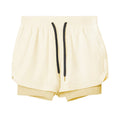 Men's Quick-Dry Fitness Shorts Double-Layer Athletic Design